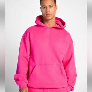 NIB Comfrt Limited Edition Minimalist Hoodie in Hot Pink. Sz Large Sold out!!